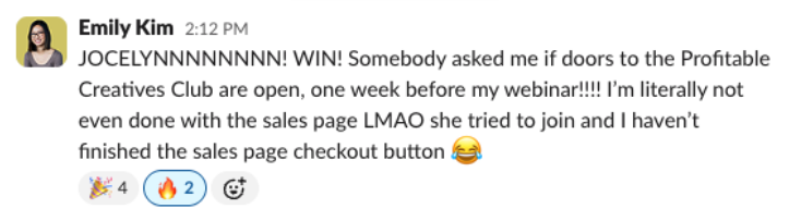 Someone tried to join before the checkout button was finished